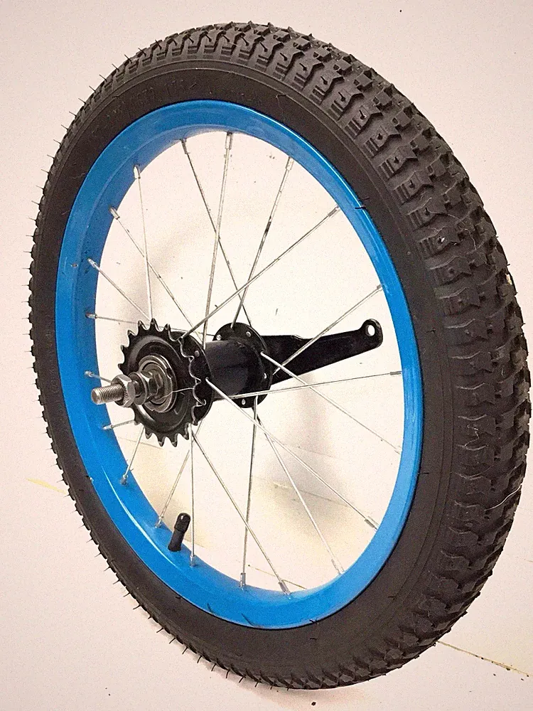 16" Bicycle Rear Blue Wheel Coaster Brake 2.125" Tire Kids Mini-BMX Bike #Y62
