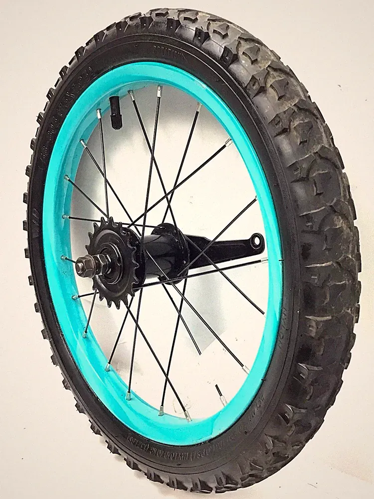 16" Bicycle Rear Blue Wheel Coaster Brake with 1.95" Tire Kids Bike #Y67
