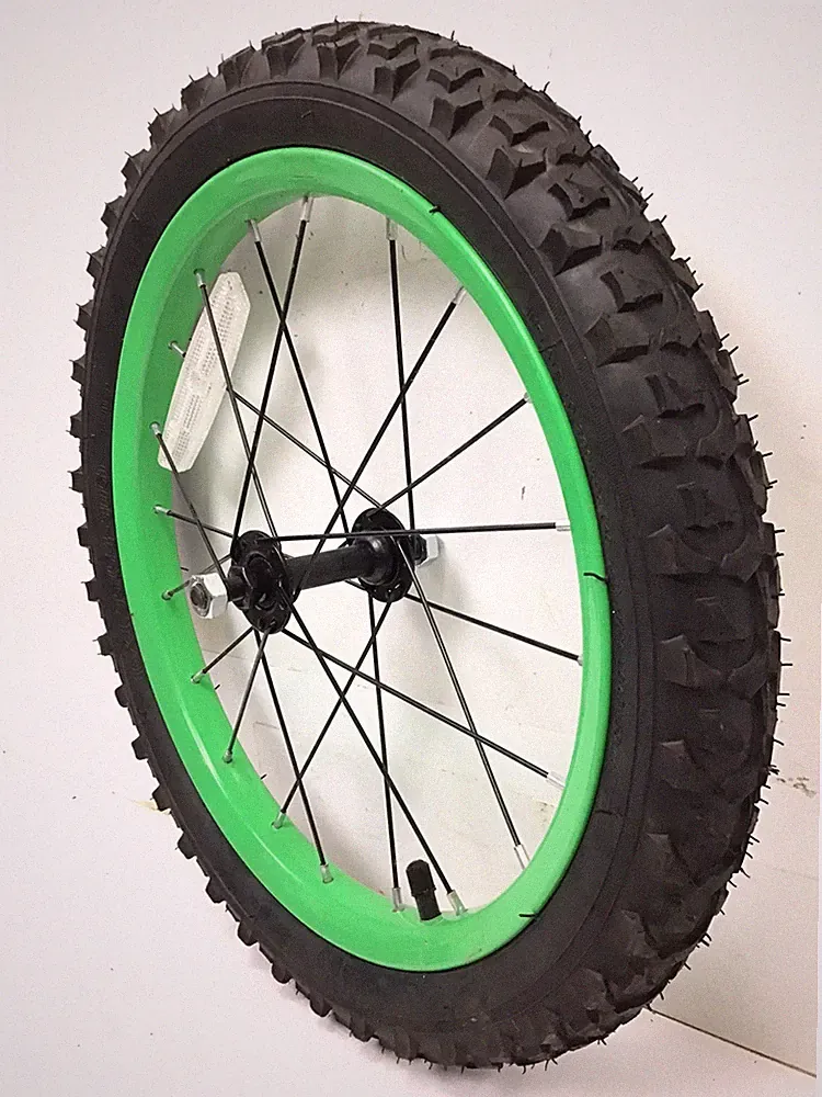 16" Bicycle Rear Green Wheel Coaster Brake and 1.95" Tire Kids Bike #N8