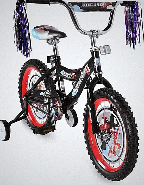 16” BMX Bike with Training wheels Boys Girls Gift Children Bicycle Coaster Brake