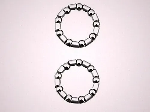 2 (1 PAIR) ALTALINE COASTER BICYCLE WHEEL HUB BEARING (SIZE 7/32x9) CHROME.