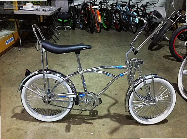 20" Chrome Lowrider Bike 68 Spokes Coaster Brake New!