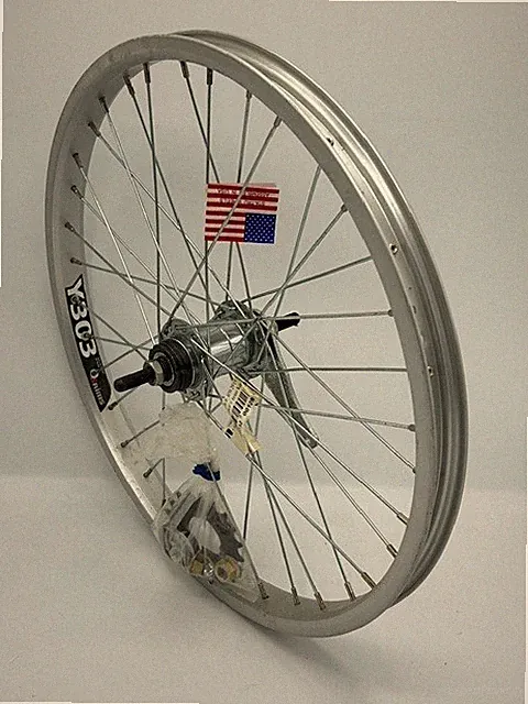 20 In BMX Alloy Rim Coaster Brake Rear Wheel Alex Y303 Complete 20"