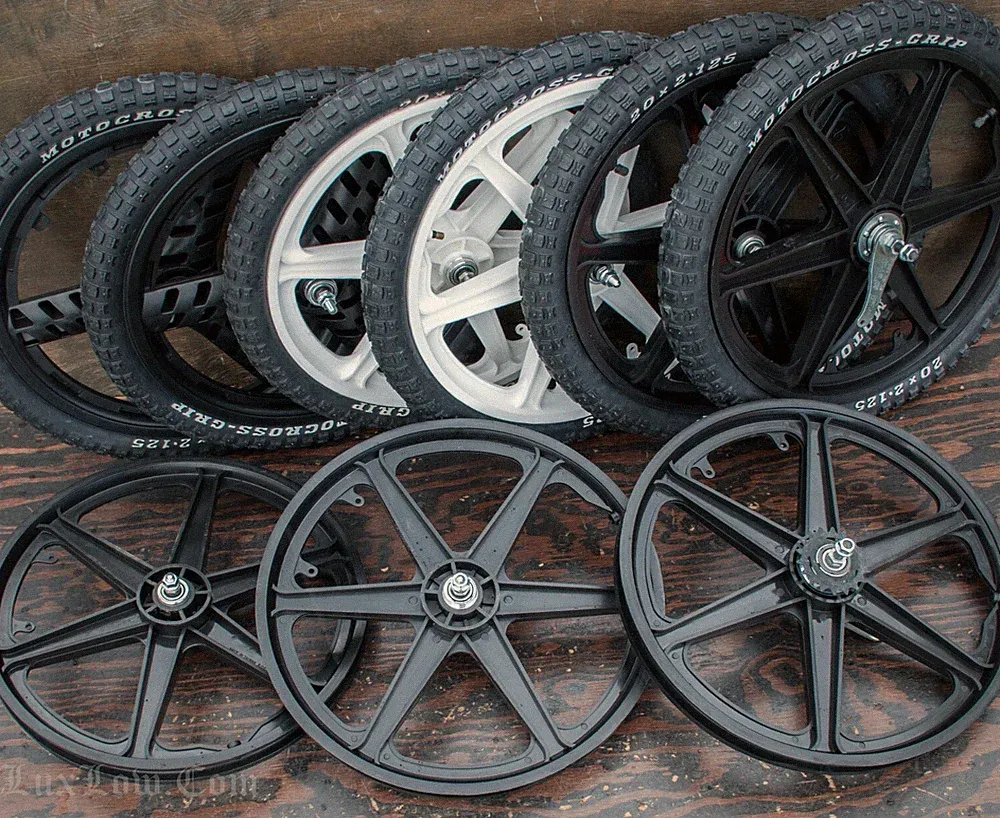 20" Old School BMX Bike MAG WHEELS & Motocross TIRES Coaster Brake Hub Bicycle