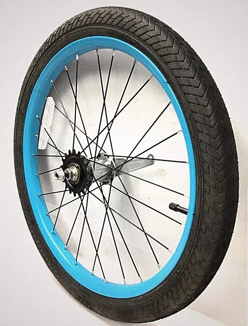 20" Rear Bicycle Blue Wheel Coaster Brake with 2.10" Tire Kids BMX Bike #P64