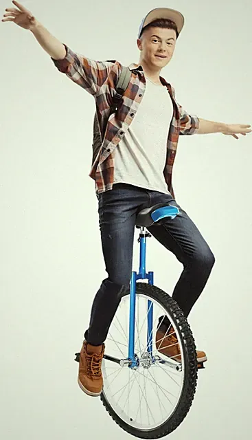 24 Inch Wheel Unicycle, Outdoor Leakproof Tire Wheel Cycling One Wheel Bike with