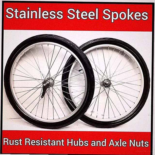26" Beach Cruiser Alloy Wheel Set with 2.30" Tires Stainless 12 Gauge Spokes #8