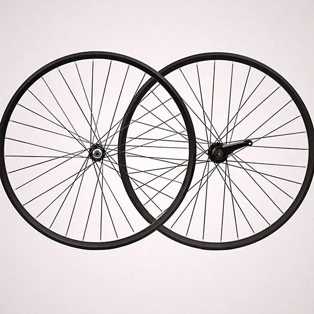 26" Bicycle Wheel Set Coaster Brake 2.125" Tire Front & Rear Rim 14 Gauge Spoke