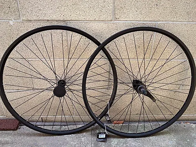 700C x 23mm Bicycle Alloy Wheelset 3/8" Axle Coaster Brake Double Wall Bike