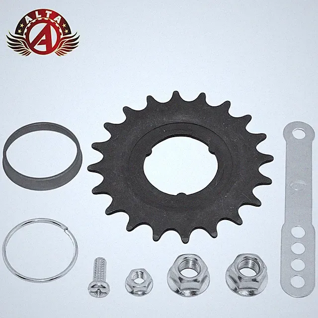 ALTA Coaster Hub Trim Kit 20T Black Bicycle Rear Hub Hardware Sprocket Parts Set