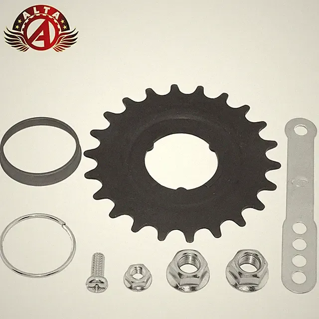 ALTA Coaster Hub Trim Kit 22T Black Bicycle Rear Hub Hardware Sprocket Parts Set