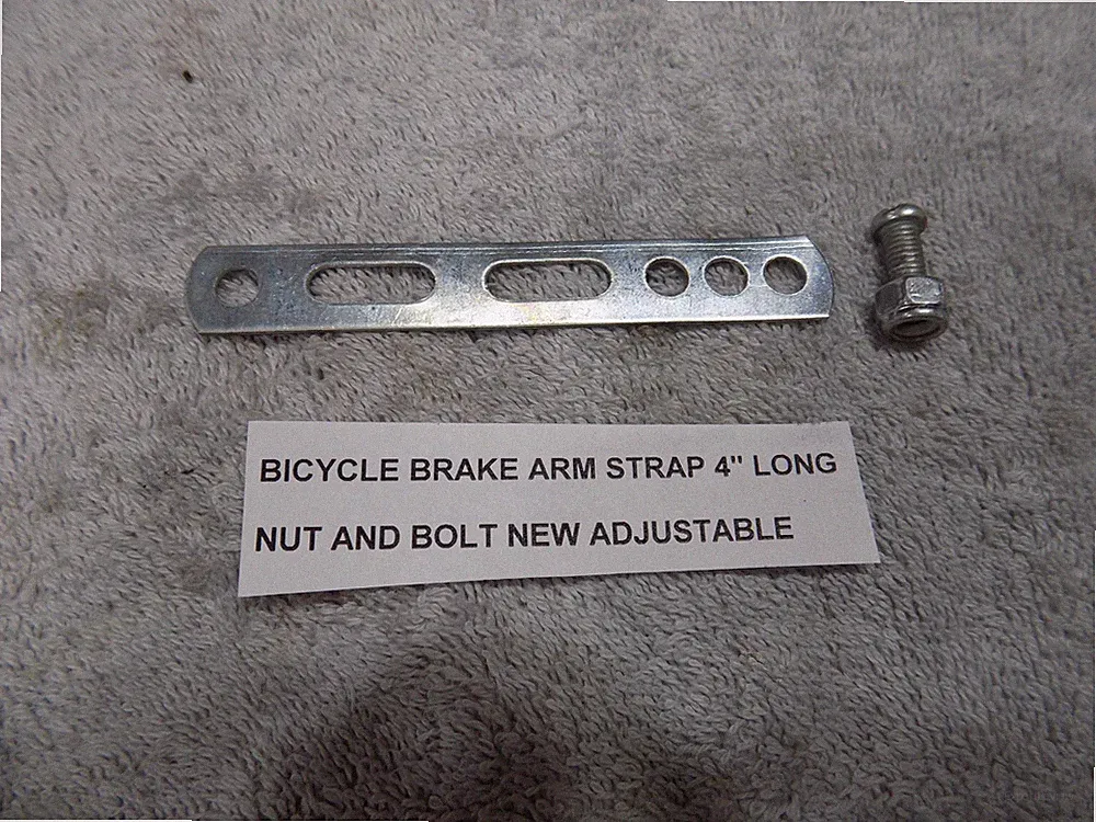 BICYCLE COASTER BRAKE ARM STRAP AND NUT NEW BENDIX NEW DEPARTURE SCHWINN #101