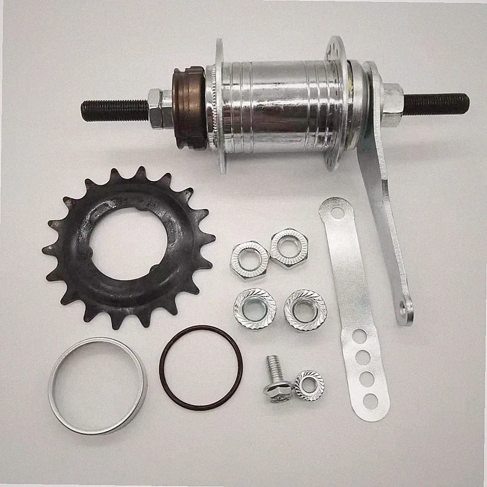 Bicycle Coaster Brake Hub 36 Hole Stainless Steel Rear Bike Freehub Single Speed