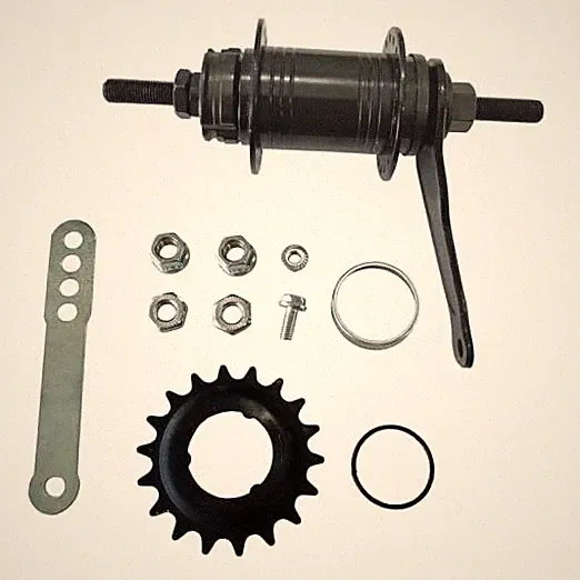 Bicycle Coaster Brake Hub/Bike Brake Rear Hub Black 36 Hole