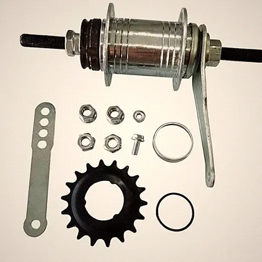 Bicycle Coaster Brake Hub/Bike Brake Rear Hub Silver 36 Hole