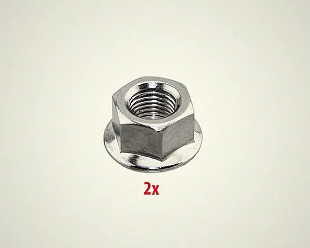 Bicycle Rear Axle 3/8 x 24T Chrome Coaster Brake Hub Nuts Lowrider BMX Cruiser.