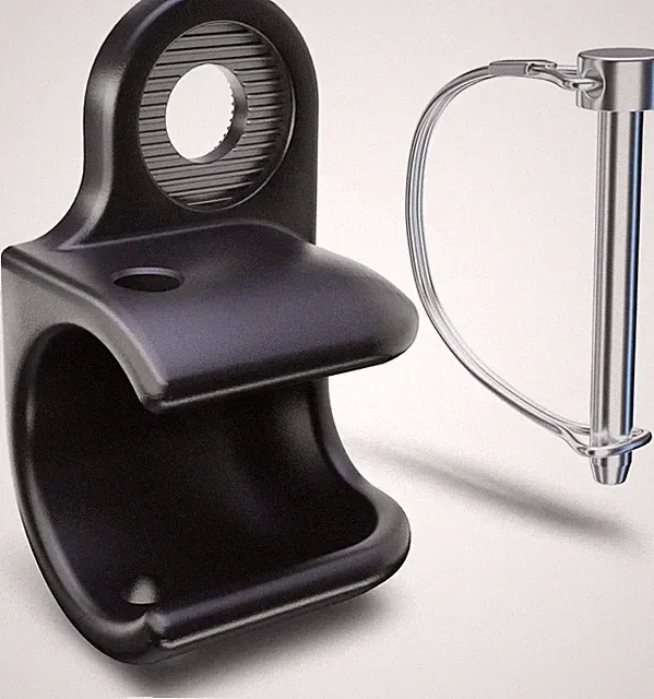 Bike Trailer Hitch for Chariot & Coaster Serie, Sturdy & Durable Color: Black