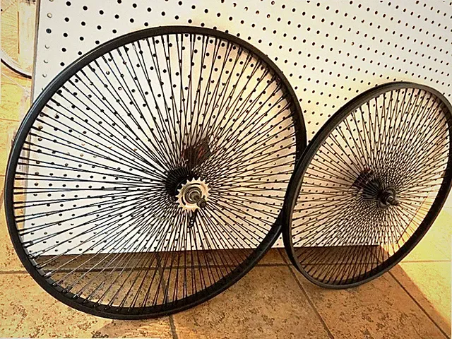 Black 29" Bicycle WheelSet with 144 Spokes Coaster Brake Cruiser BMX Bikes