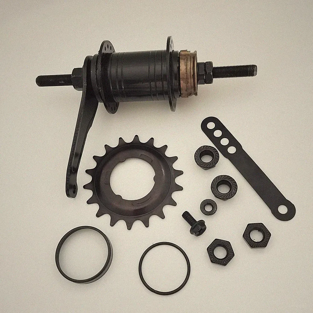 Black Bicycle Coaster Brake Hub/Bike Brake Rear Hub 32/36 Hole Stainless Steel