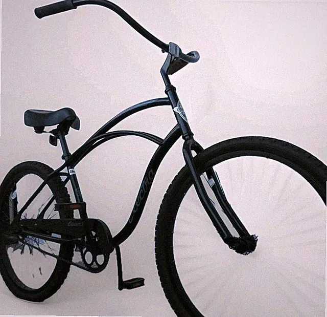 Black Electra Cruiser Bike | Step Over Frame 26 in | 1-Speed Coaster 2023 model