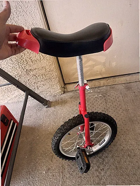 Colorful Unicycle Mountain Tire Adjustable Seat Outdoor Fitness Training