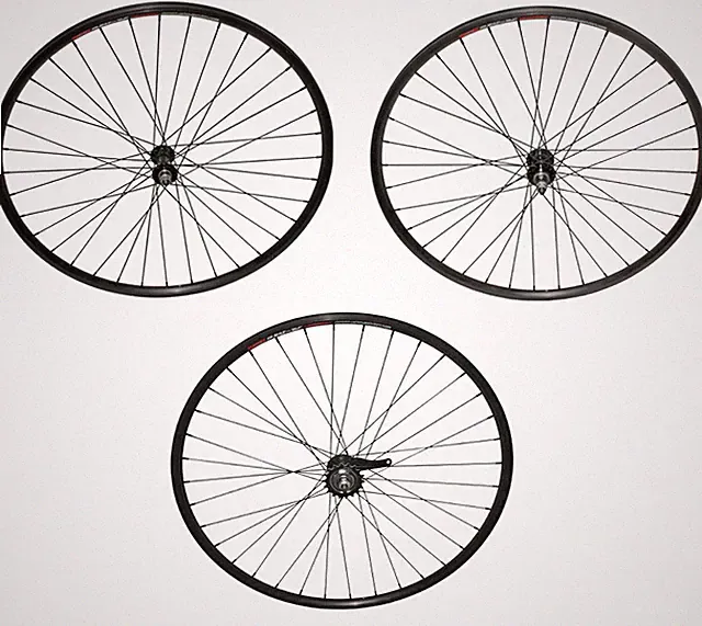 F&R 700C FRONT, COASTER, OR FREEWHEEL FIXIE RIM 36 SPOKE 14G 3/8 AXLE BLACK.