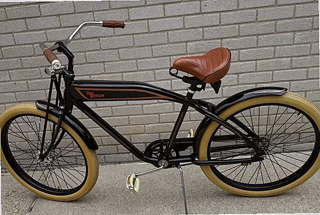 FELT 1903 HARLEY, RARE BIKE BEACH CRUISER, QUICK BRICK TIRES, FELT SEAT