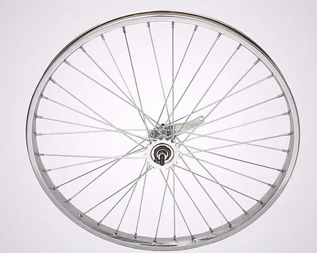 HEAVY-DUTY CRUISER BIKE BICYCLE 26" X 2.125 36 Spoke Coaster Wheel 12G Chrome.