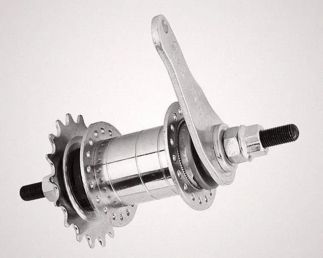 KT Chrome Single Speed Coaster Brake Hub 36H 3/8 Axle 18T Sprocket Rear Hub.