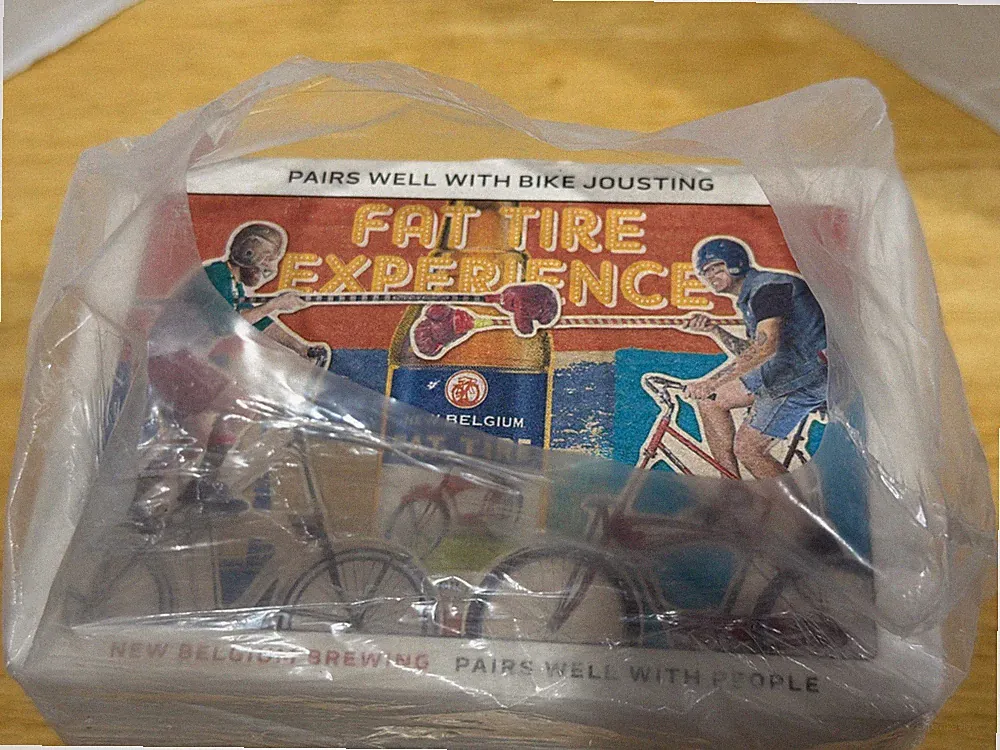 NEW BELGIUM BREWING Beer Coaster Fat Tire Bicycle Postcards Fort Collins CO Pack