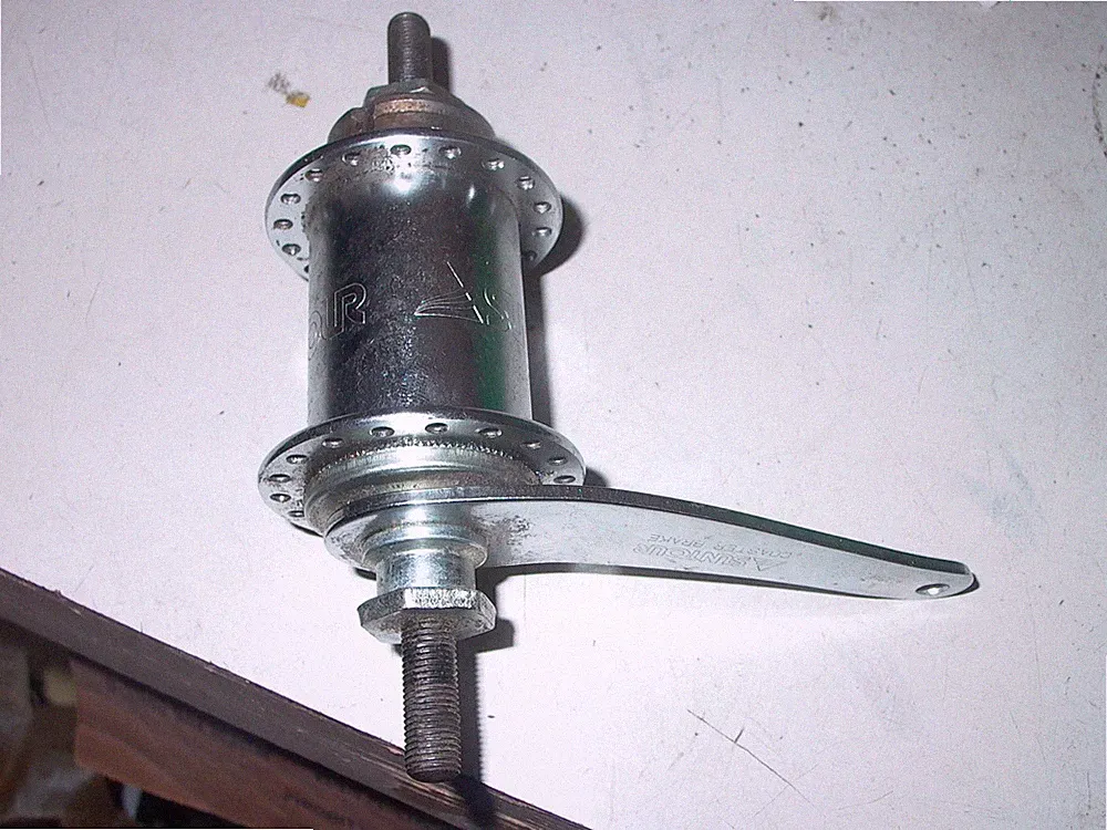 NEW OLD STOCK SUNTOR BICYCLE REAR COASTER BRAKE 18 HOLE HUB