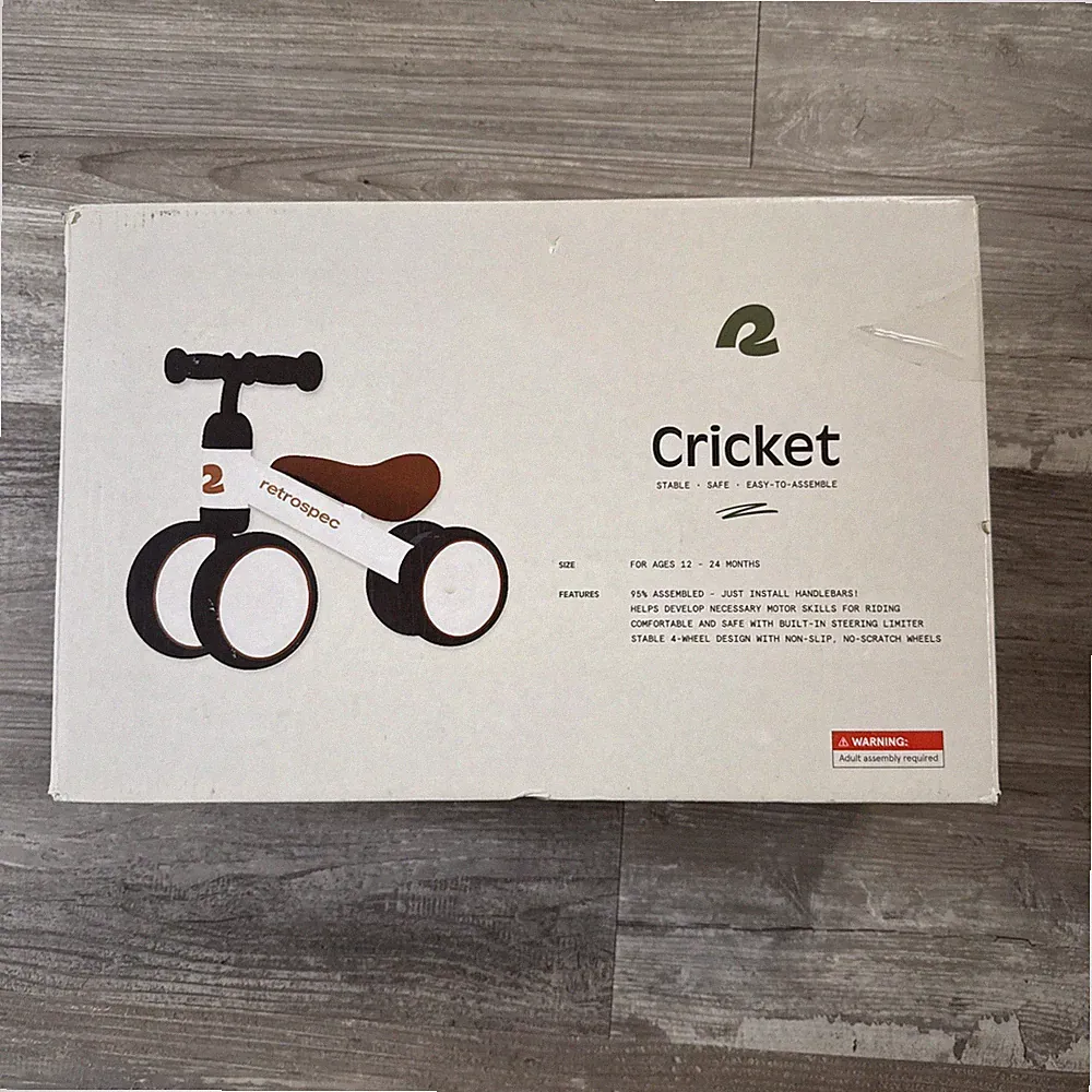 Retrospec Cricket Baby Balance Bike (Blush Pink ) Ages 12-24 Months NEW OPEN BOX
