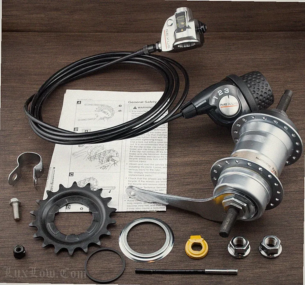Shimano Nexus 3 Speed Coaster Brake 36h HUB SHIFTER Vintage Bike Cruiser Bicycle