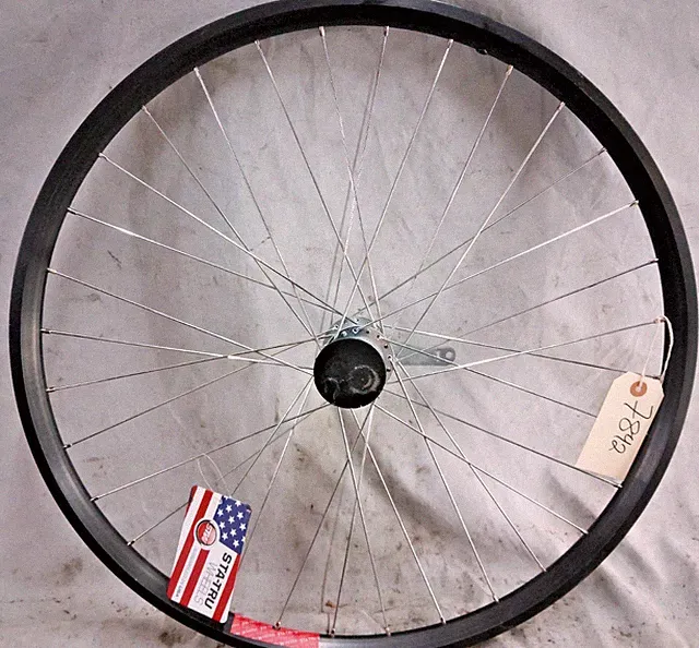 Sta-Tru Single Speed SS 26" Rear Cruiser Bike Wheel Black Coaster USA Made/Ships