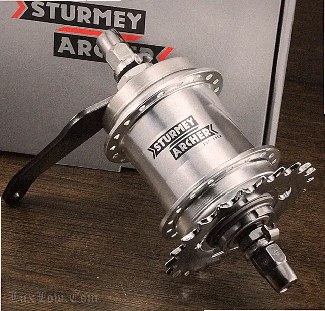 Sturmey Archer S2C Coaster Brake Bike Hub 36h 2 Speed KickBack Cruiser Bicycle