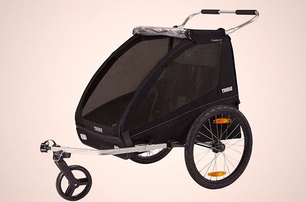 Thule Coaster XT 2-Seat Bicycle Trailer & Stroller Black