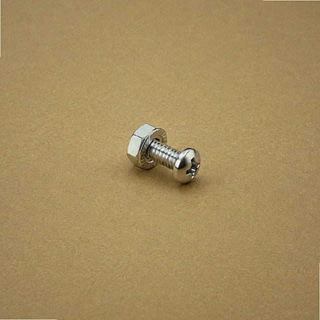 Vintage Schwinn Coaster Brake Hub Strap Bolt Nut Set Chrome 6mm x 15mm Bicycle.
